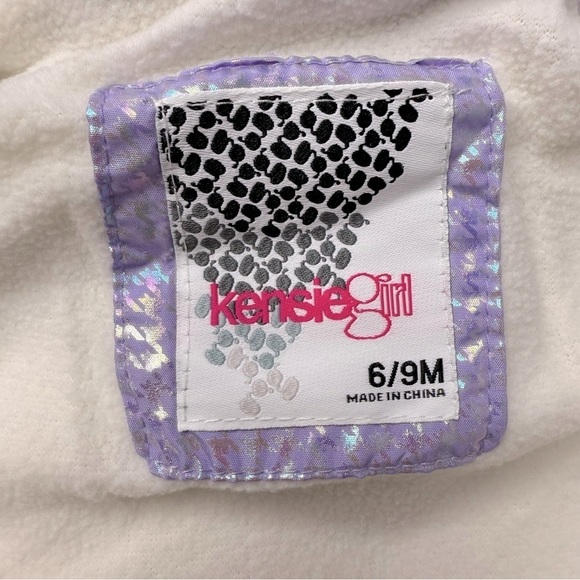 NWT Kensie Girl iridescent lilac infant snow suit size 6/9 months - Picture 10 of 13
